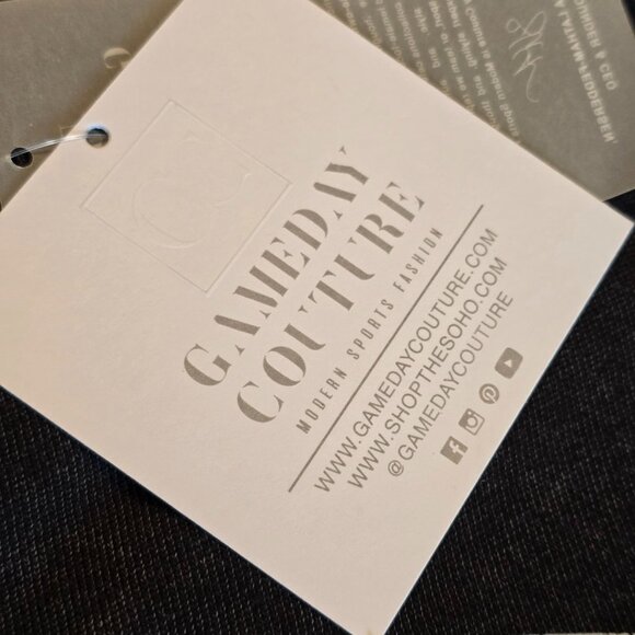 Gameday Couture WKU Large L NWT Cropped Charcoal Studded Pullover Sweatshirt NEW - Picture 7 of 15